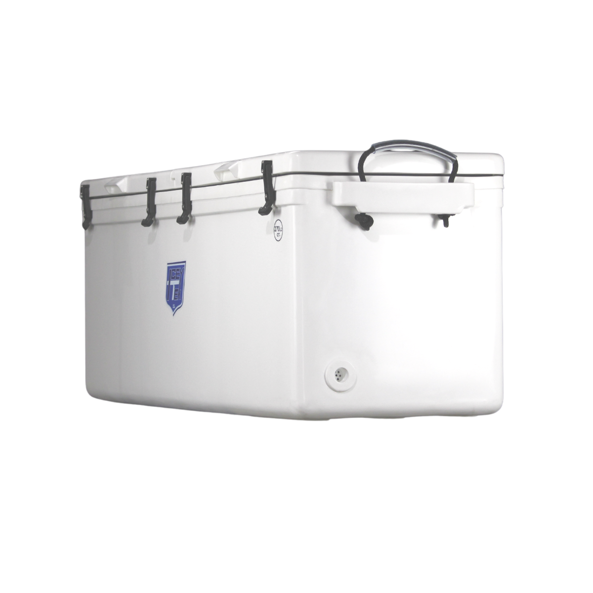 ICEY-TEK 270 Quart Split-Lid Cooler (FREE SHIPPING) for outdoor grilling and BBQ adventures.