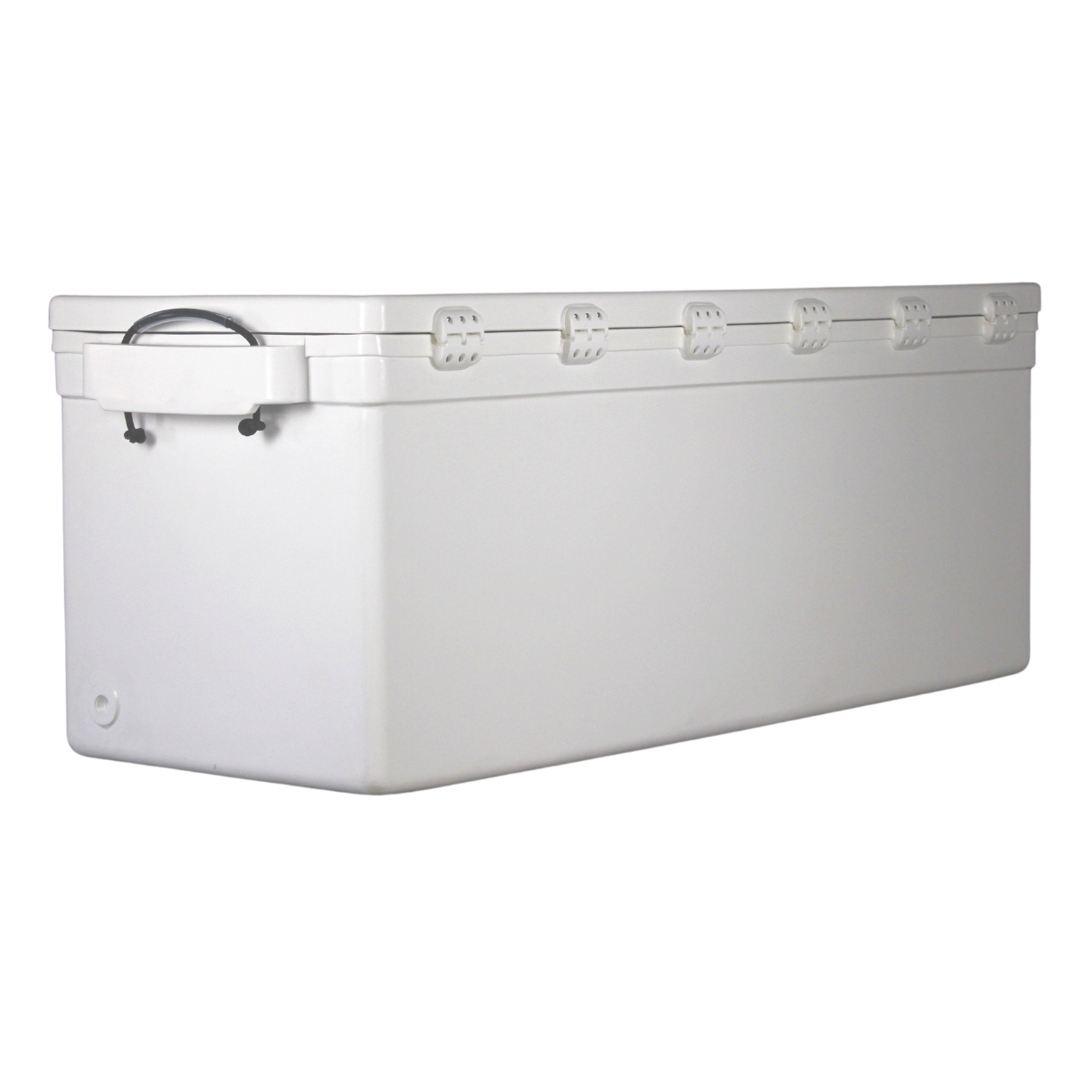 ICEY-TEK 680 Quart Cooler "Coffin Cooler" (FREE SHIPPING) with rugged roto-molded design for outdoor activities.