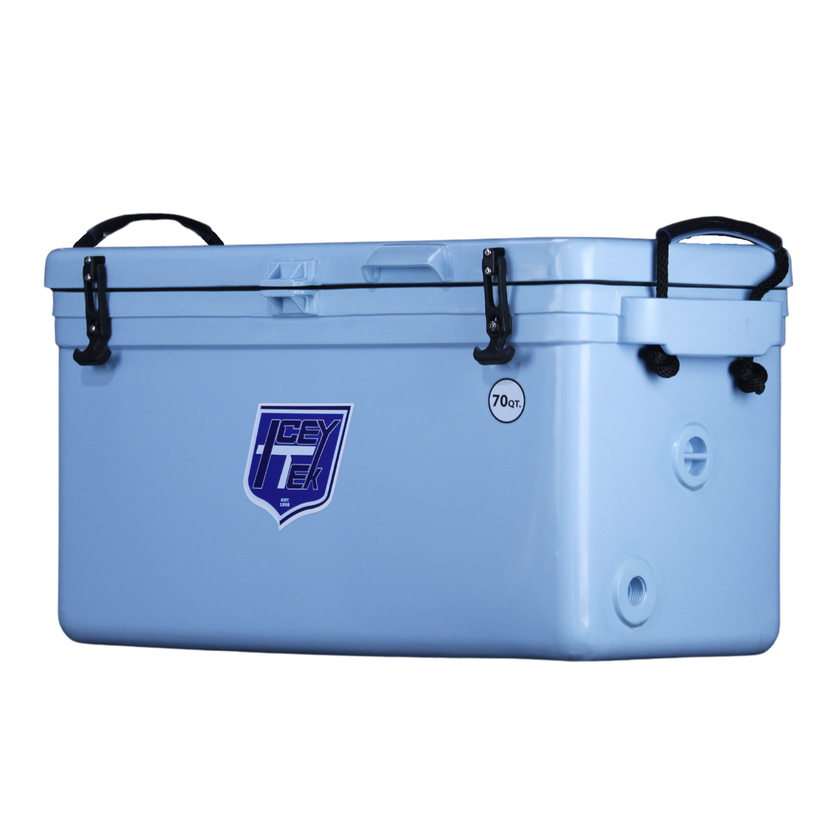 ICEY-TEK 70 Quart Cooler (FREE SHIPPING) for camping and outdoor activities, rugged and versatile ice chest.
