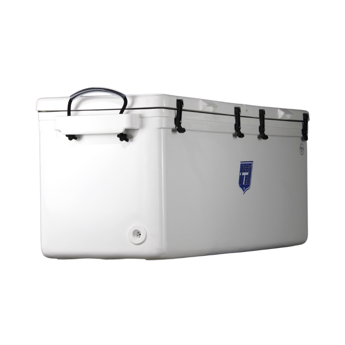 ICEY-TEK 270 Quart Split-Lid Cooler (FREE SHIPPING) for camping, fishing, and backyard barbecues.
