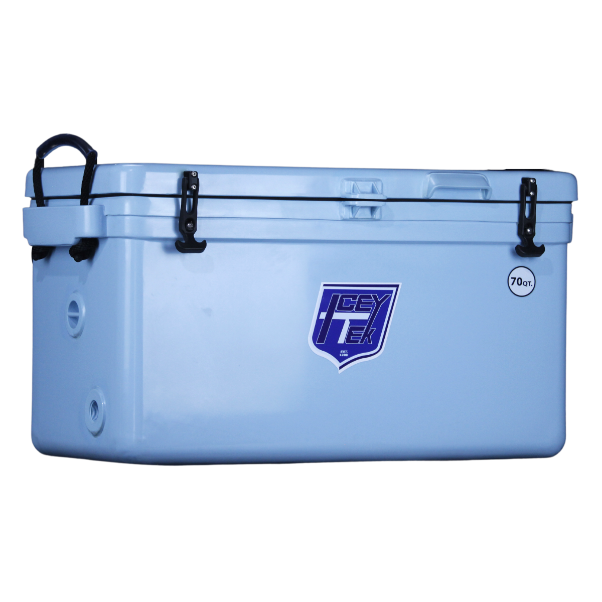 ICEY-TEK 70 Quart Cooler (FREE SHIPPING) perfect for outdoor adventures, fishing, and backyard barbecues.