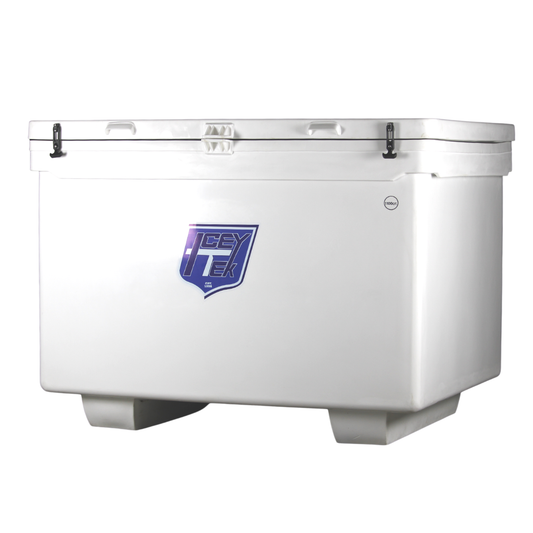 ICEY-TEK 1100 Quart Cooler ( FREE SHIPPING ) for heavy-duty outdoor use, perfect for grilling and smoking enthusiasts.