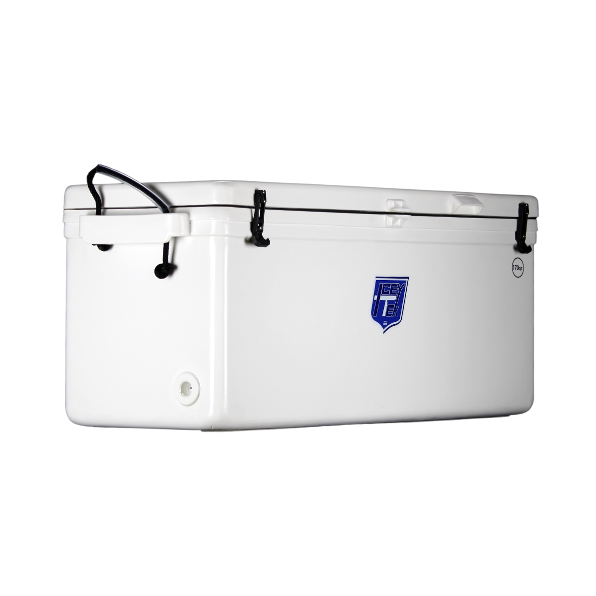 ICEY-TEK 170 Quart Cooler ( FREE SHIPPING ) for outdoor adventures, fishing, and tailgating, durable and versatile ice chest.