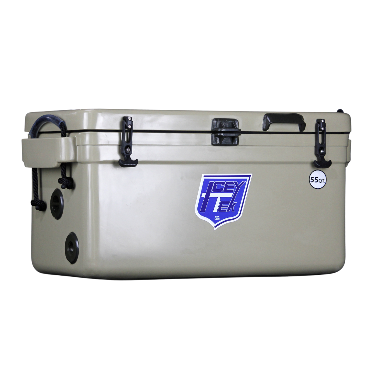 ICEY-TEK 55 Quart Cooler (FREE SHIPPING) ideal for camping, tailgating, and outdoor BBQ adventures.