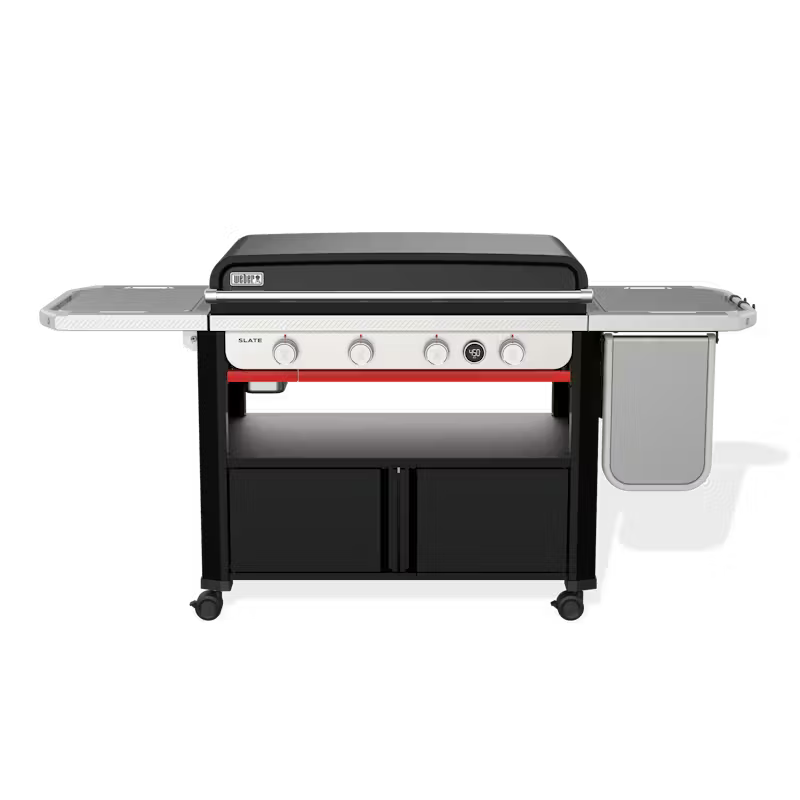 Weber Slate  36" Griddle with Flip-Up Side Table