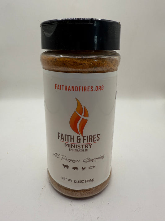 Faith & Fires All Purpose Seasoning 12.5OZ Shaker