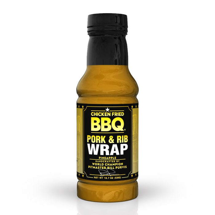 Chicken Fried BBQ Pineapple Pork & Rib Wrap