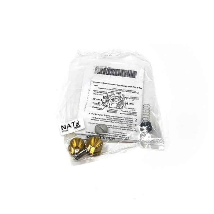 Ole Hickory Gas Conversion Kit (LP to Natural) components for grills, smokers and cookers.
