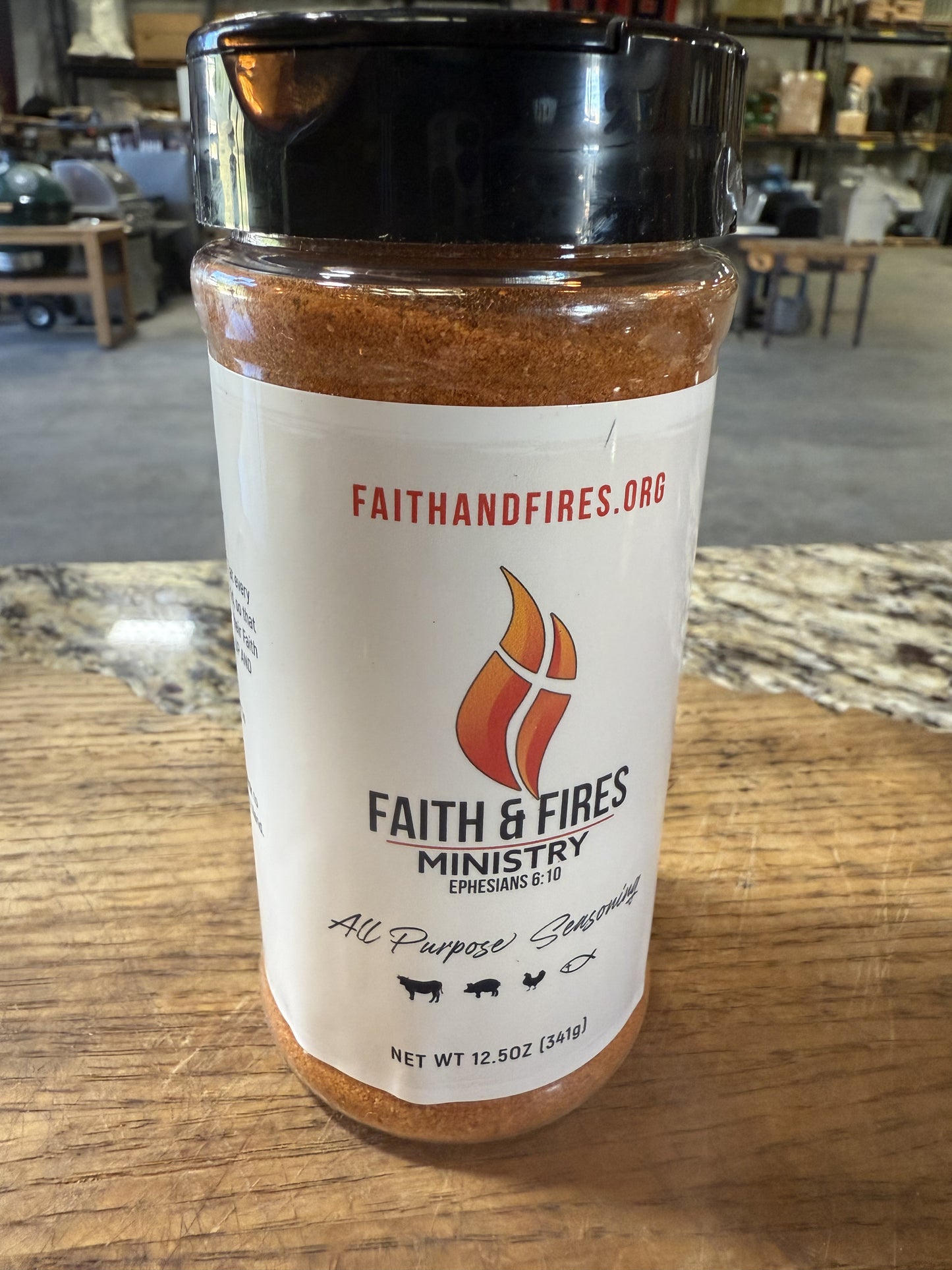 Faith & Fires All Purpose Seasoning 12.5OZ Shaker