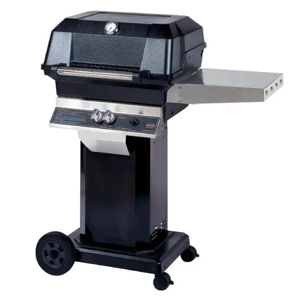 MHP 4 Gen Series Gas Grill with two independent grilling zones for outdoor cooking and BBQ accessories.