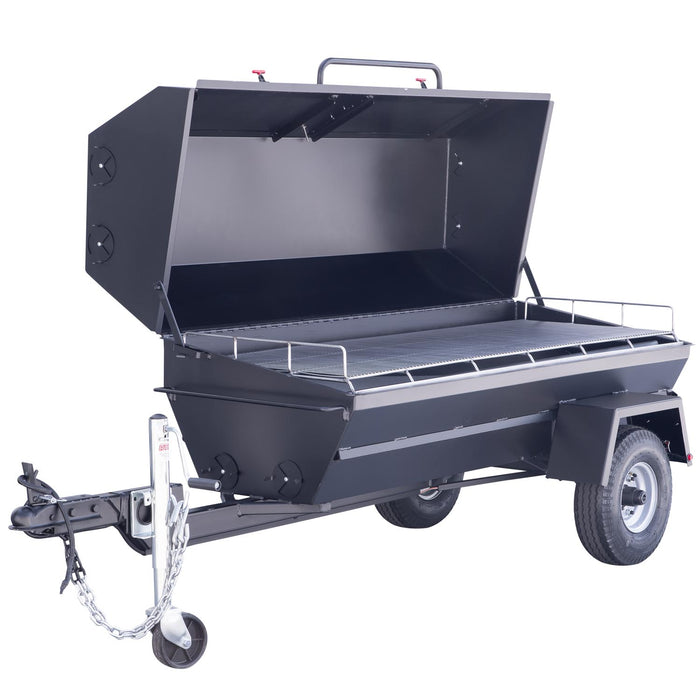 Meadow Creek PR-72GT W/ Vinyl Cover, Charcoal Grilling Pan, and Charcoal Pan Insert