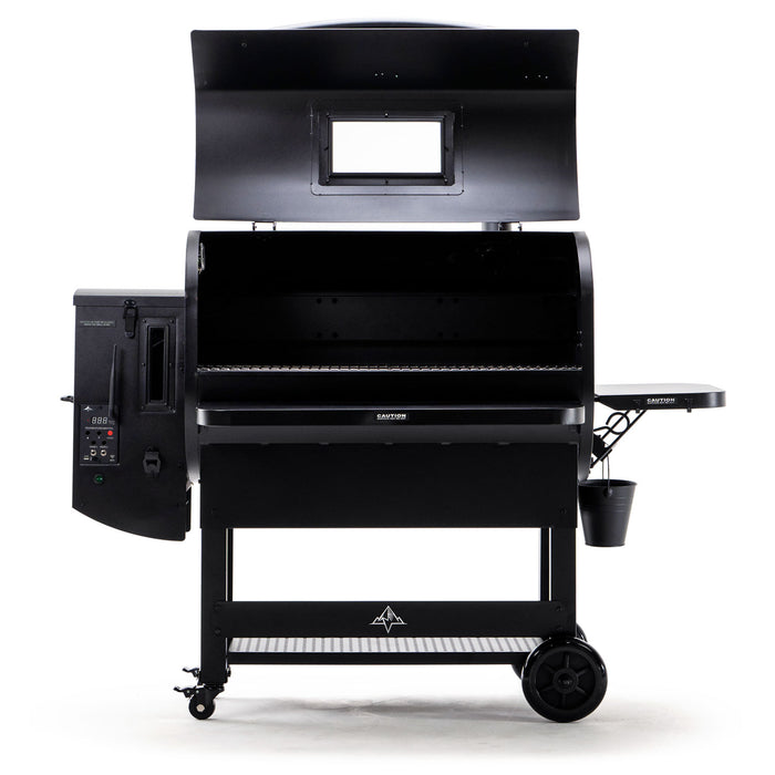Green Mountain Grill Peak Prime 2.0 with hybrid chamber and temperature control for optimal BBQ performance
