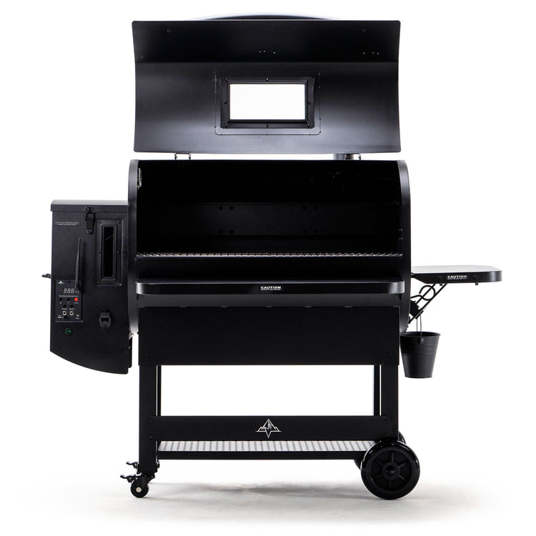 Green Mountain Grill Peak Prime 2.0 with hybrid chamber and temperature control for optimal BBQ performance
