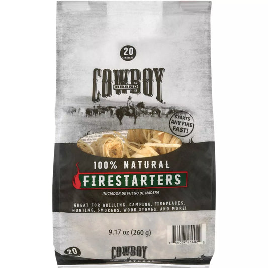 Cowboy Brand 100% All Natural Fire Starters