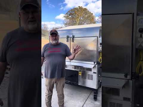 Ole Hickory CTO-DW with competition switch polished stainless steel finish showcased by a BBQ expert
