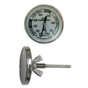 Tel-Tru 2" BBQ Thermometer BQ225 (Red Box thermometer) for grills, smokers and cookers, precise temperature readings.