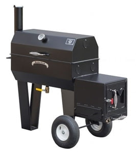Meadow Creek SQ 36 with charcoal grilling pan and vinyl cover.