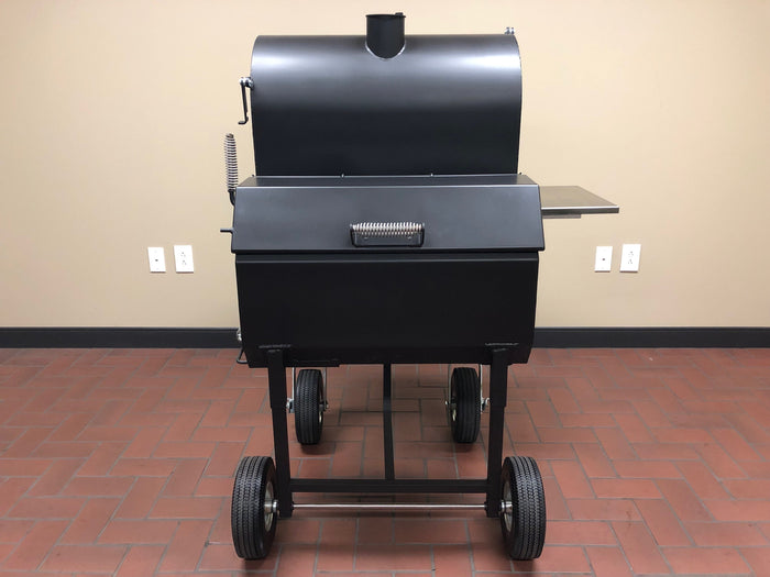 American Barbecue Systems All Star Smoker for backyard grilling and smoking, perfect for BBQ enthusiasts.