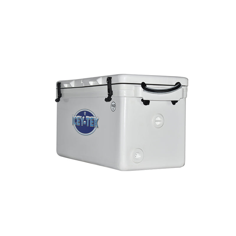 ICEY-TEK 95 QT Cooler With Permanent 50/50 Internal Divider (FREE SHIPPING) for camping and outdoor activities