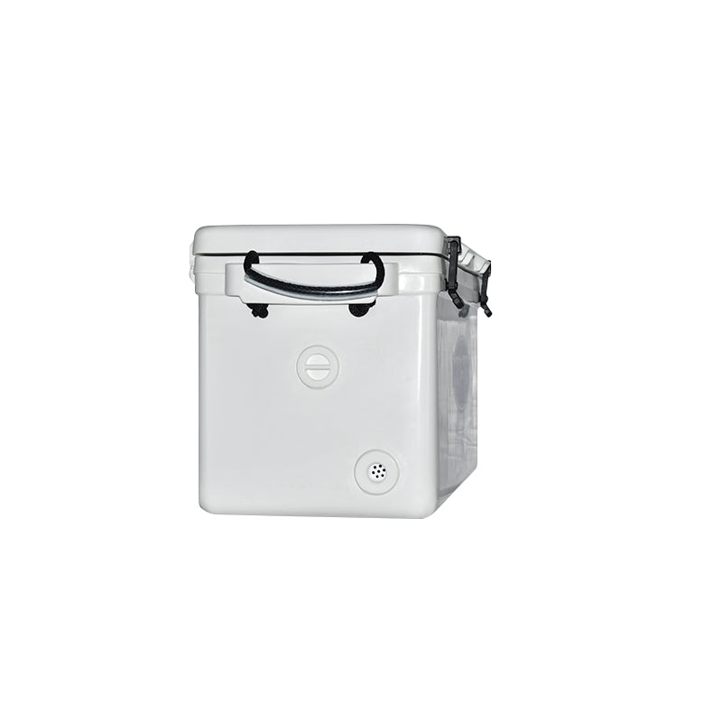 ICEY-TEK 95 QT Cooler With Permanent 50/50 Internal Divider (FREE SHIPPING) side view for outdoor adventures.