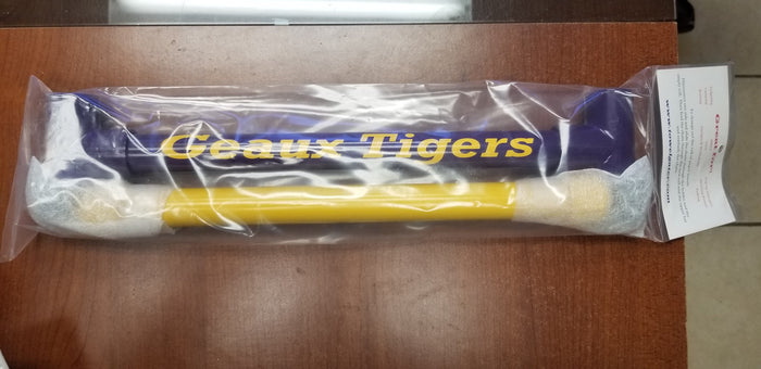 Alt Tag: Geaux Tigers foam cheerleader sticks for sports events and outdoor celebrations.