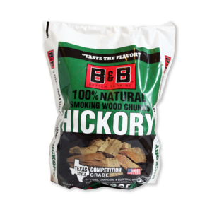 B&B Wood Chunks (Aproximately #8) for grills smokers and cookers, perfect for enhancing barbecue flavor.