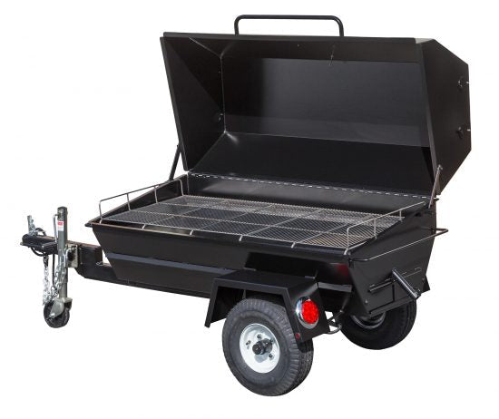 Meadow Creek PR-60T with Charcoal Pullout, Charcoal Grilling Pan,Rib Rack and Vinyl Cover for grilling and smoking.