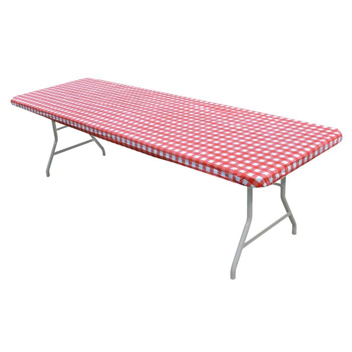 KwikCover 8’ Red/White Gingham