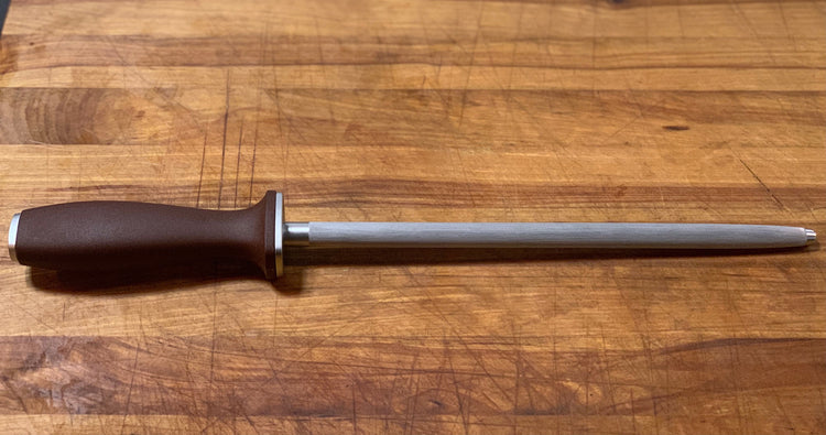 Gunter Wilhelm 10” German Honing Steel sharpener for maintaining knife edges among grills smokers and cookers.