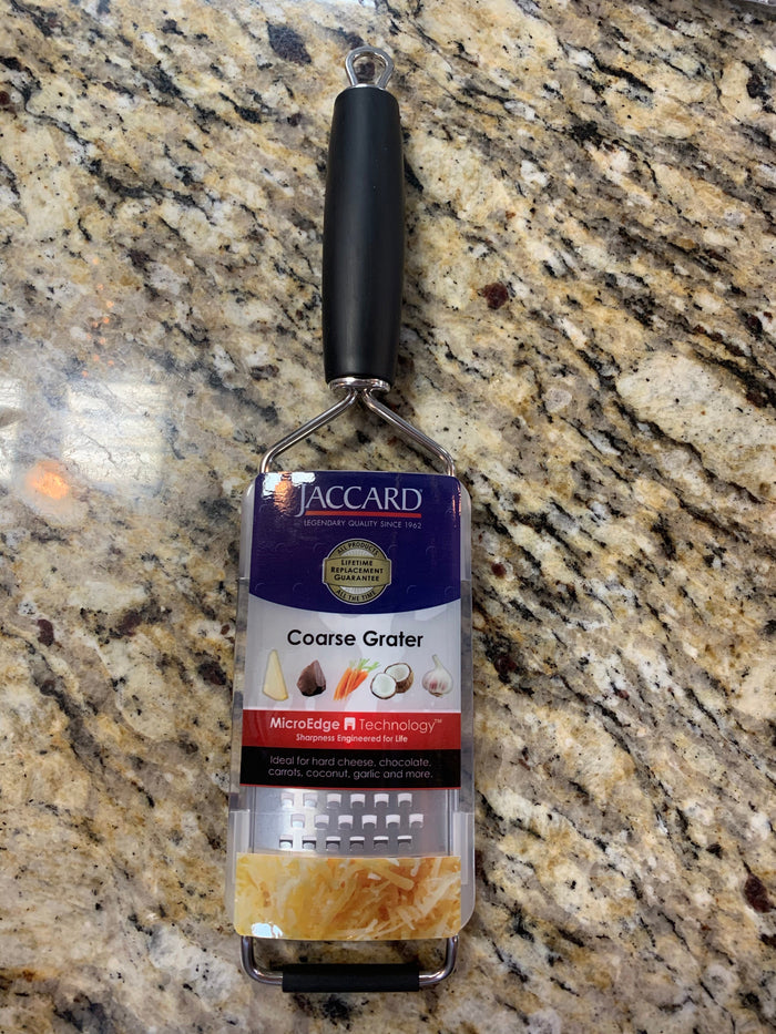 Jaccard Coarse Grater for cheese, chocolate and vegetables, ideal for grilling tools BBQ and outdoor cooking accessories.